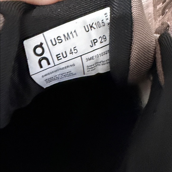 On Running Men's Sneakers in White and Brown - Picture 5 of 5